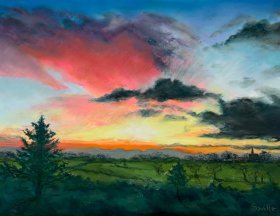 Richard Knowles "Saville": "Sunrise over Cossall"