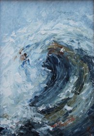  Margaret Jones: 'Wave II"  7in x 5in 