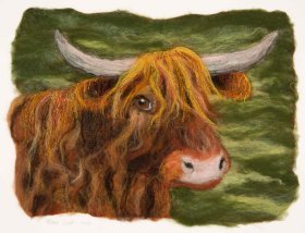 Marie South: "The Highland Cow"