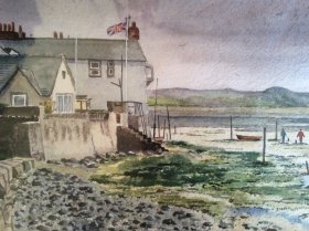  Robert W. Harris: "Ravensglass Estuary" Cumbria 35cm x 24cm 